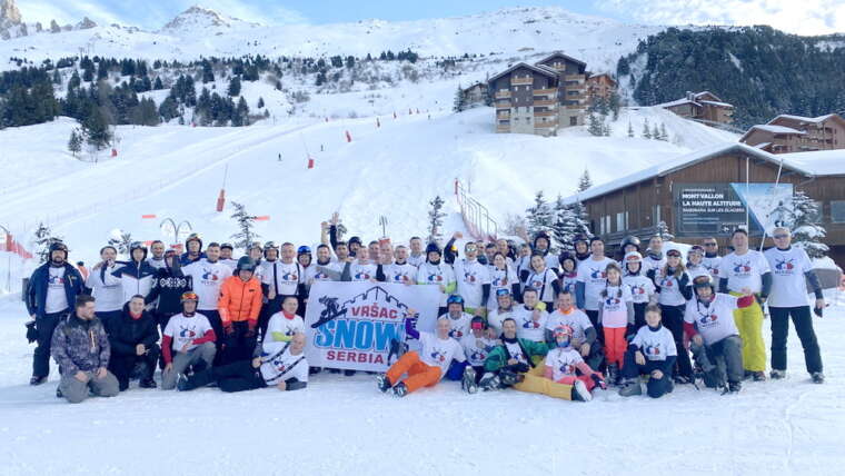 Snow Team Vršac na najelitnijem evropskom skijalištu Tri doline – Meribel 2024