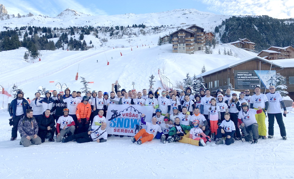 Snow Team Vršac na najelitnijem evropskom skijalištu Tri doline – Meribel 2024